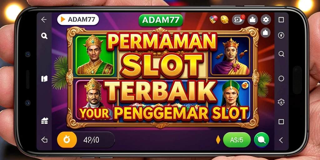 Tampilan gameplay menarik dari game slot ADAM77 yang penuh warna.