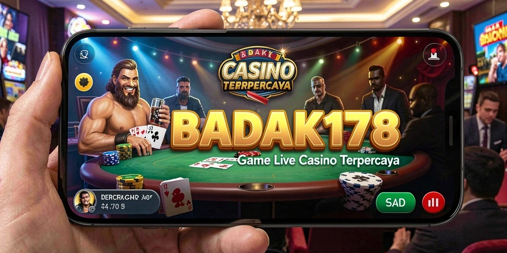 Tampilan gameplay Live Casino yang memukau di BADAK178.