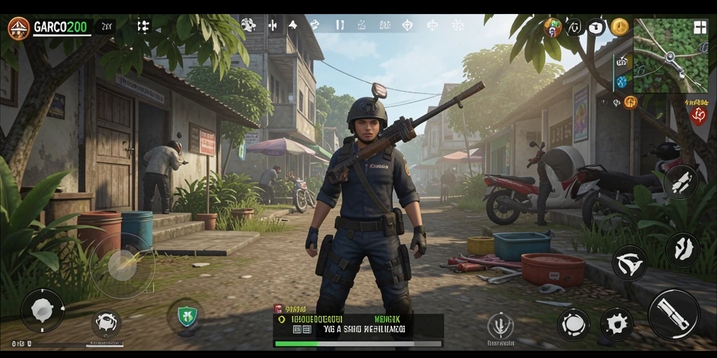 Tangkapan layar GARCO200 menunjukkan gameplay simulasi kehidupan yang menyenangkan.