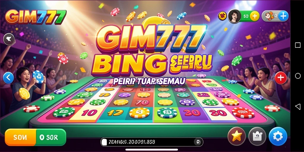 Tampilan mengesankan dari gameplay Bingo di GIM777.