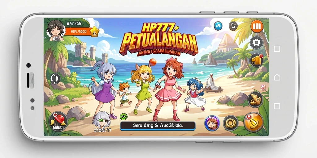 Tampilan gameplay HP777 yang menarik dan dinamis dalam dunia Anime.