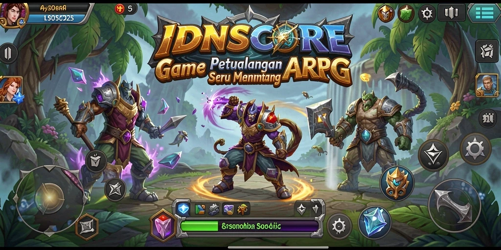 Tampak menarik dari gameplay ARPG IDNSCORE yang seru.