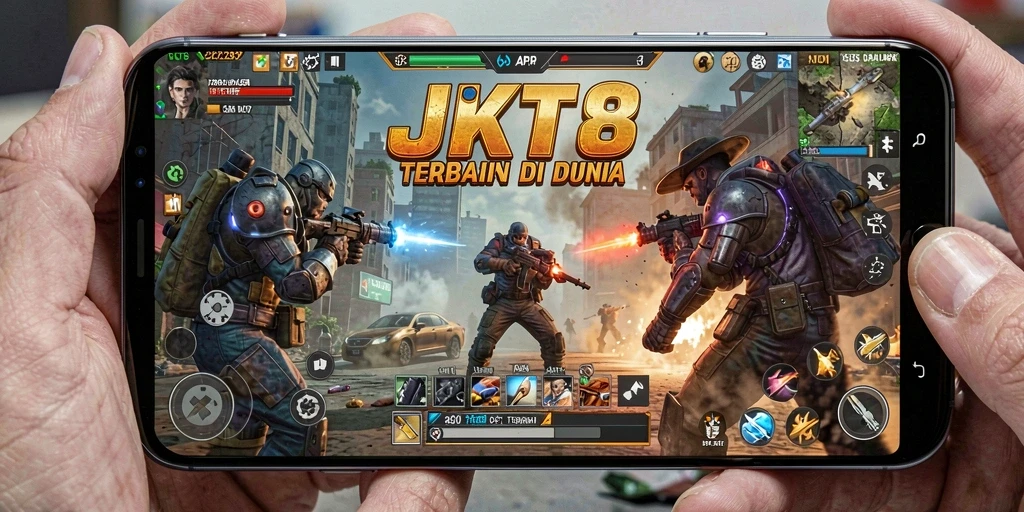 Screenshot JKT8 menampilkan pertarungan mendebarkan antara karakter dengan efek visual yang menakjubkan.