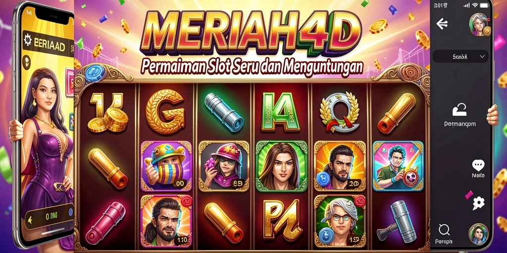 Tampilan menarik dari gameplay MERIAH4D yang penuh warna.