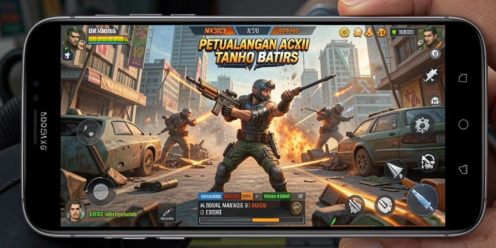 Tangkapan layar utama NX303 menampilkan aksi mendebarkan dalam pertarungan ARPG.