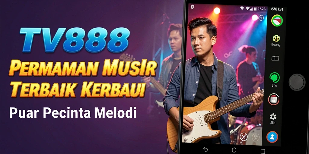 Tampilan gameplay TV888 yang menarik dengan berbagai musik melodi.